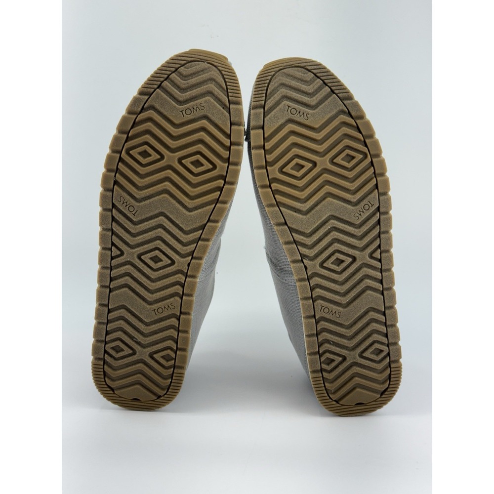 Toms Resident Plus Women's Size 10 Gray Canvas Slip In Casual Shoes New in Box - Picture 7 of 9